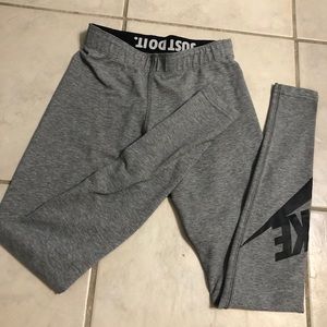 grey nike leggings
